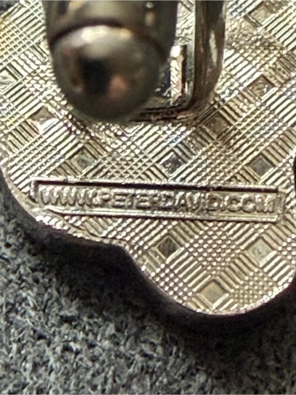 Chicago Cubs Cubby Bear Stainless Steel Cufflinks